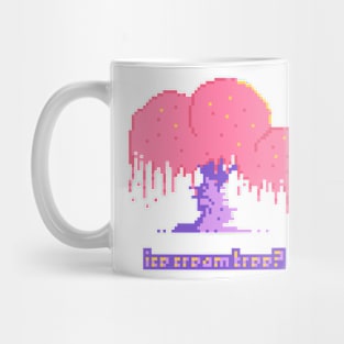 Ice Cream Tree Pixelart Mug